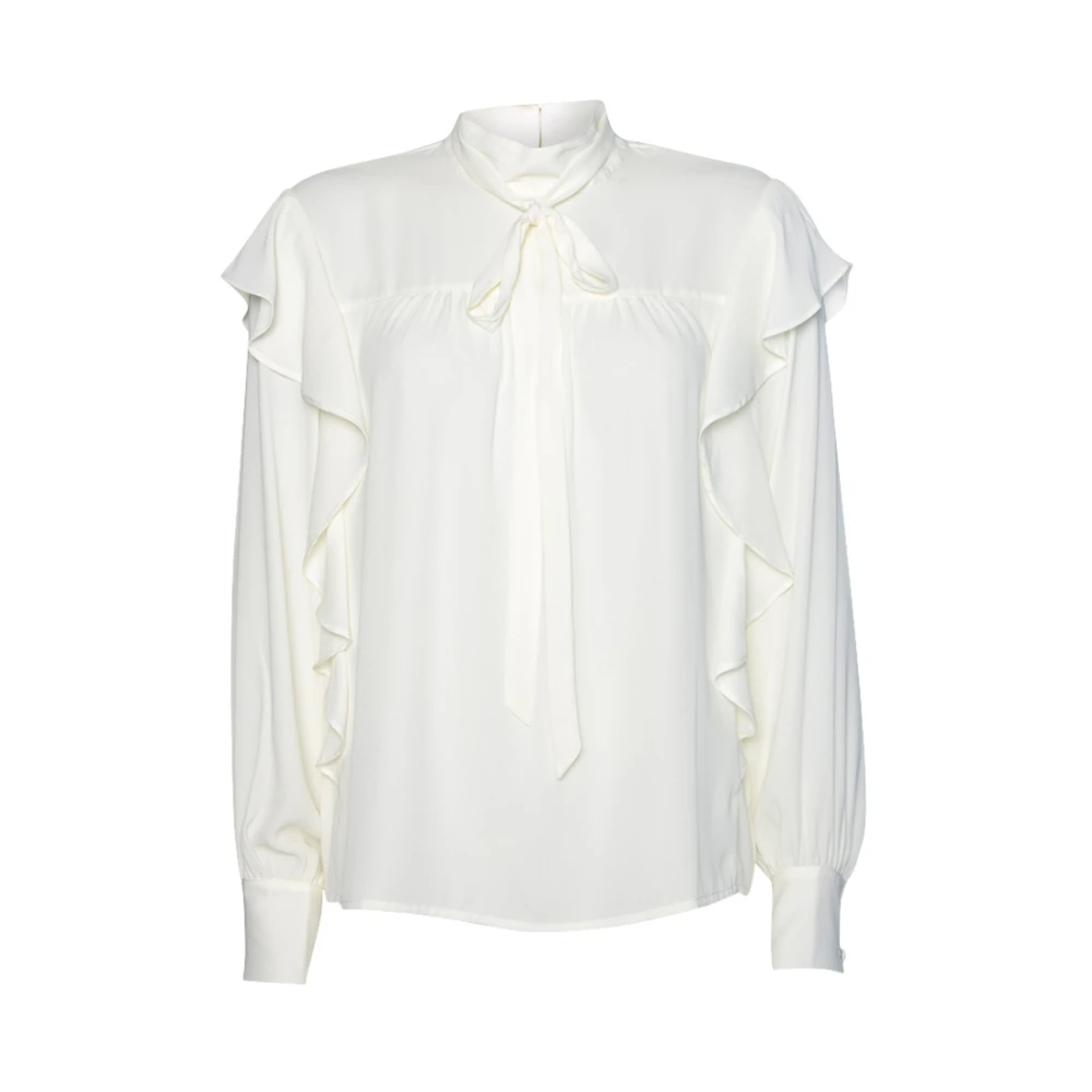 Kocca Ruche Blouse Room White Dames