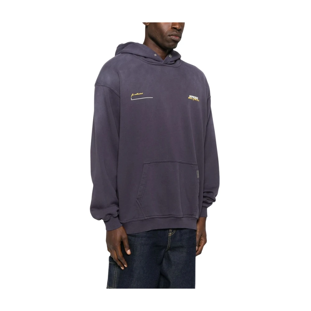 Represent Hombre Azul - Sudadera Ciruela Con Bolsillo Canguro - Sweatshirts & Hoodies - 2XL - Sudadera Ciruela Con Bolsillo Canguro