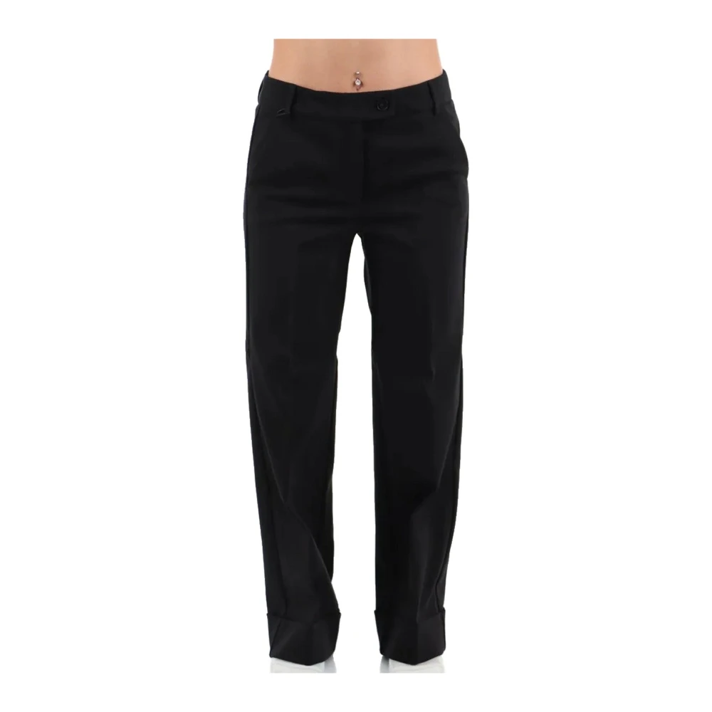 Emme Di Marella Women's Black Stylish Pants With 100% Composition