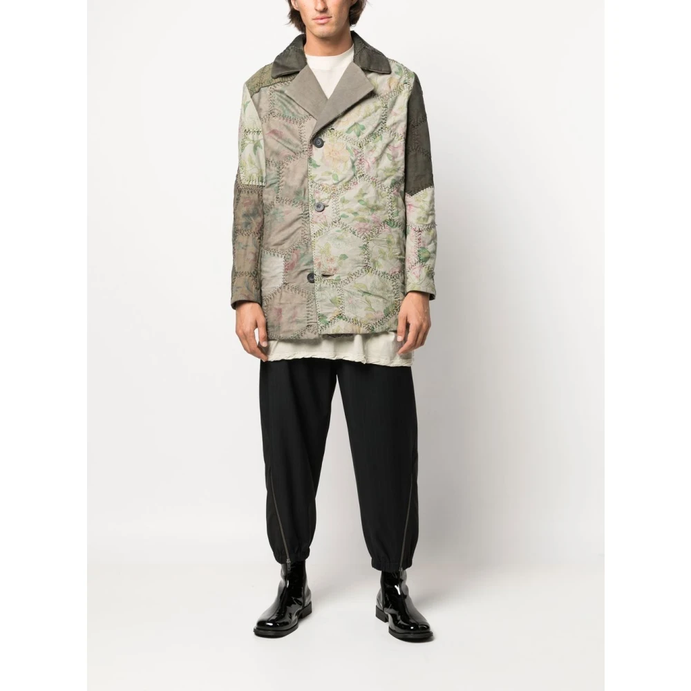 By Walid Losvallende Katoenen Patchjas Multicolor Heren