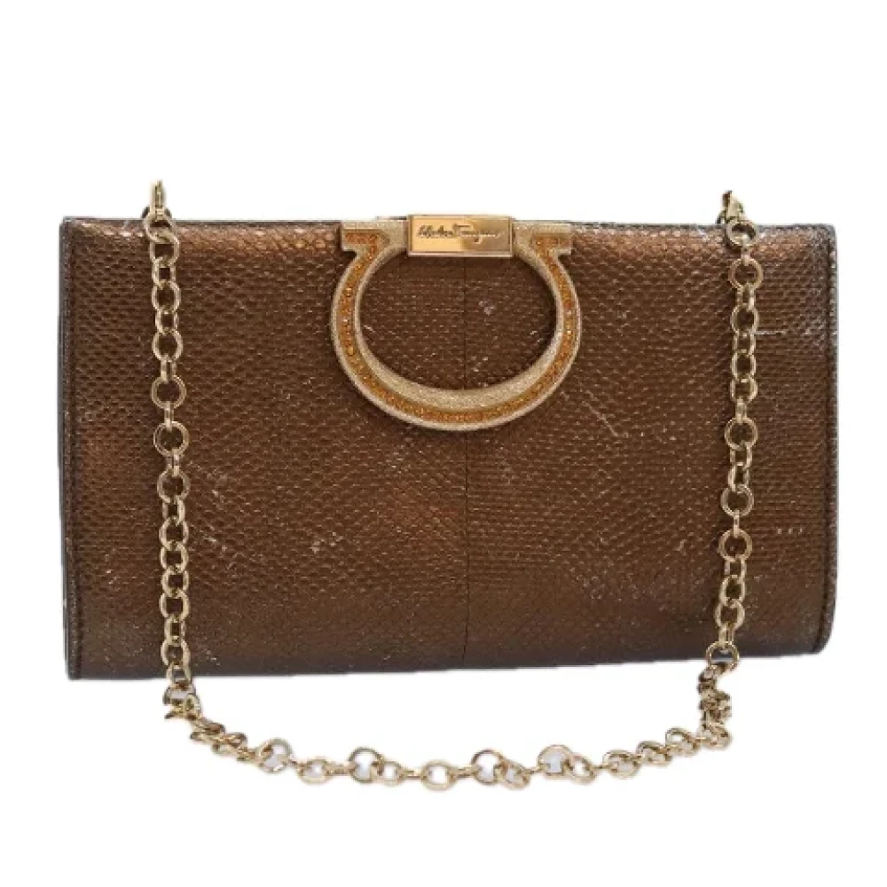 Pre-owned > Pre-owned Bags > Pre-owned Shoulder Bags - - Salvatore Ferragamo Pre-owned - Modalova
