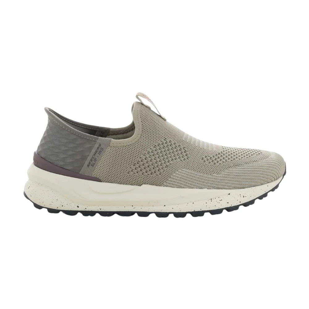 Skechers Taupe Herenschoenen Heren Schoenen Beige
