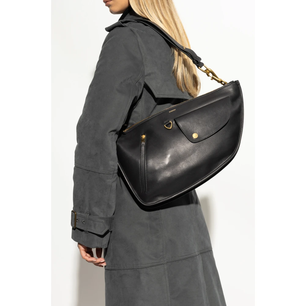 Burberry Schoudertas Shield Black Dames