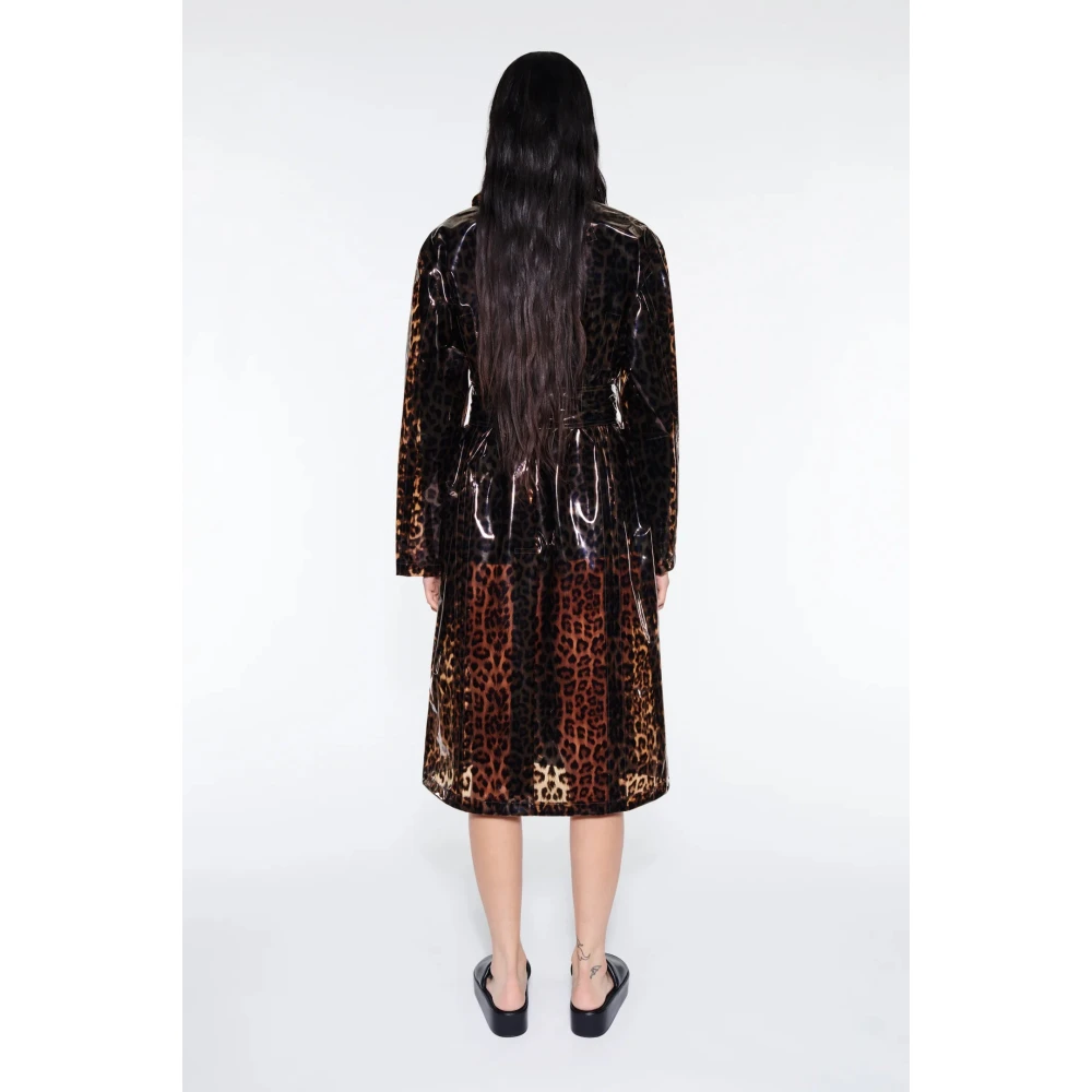 Stand Studio Belted Coats Brown Dames