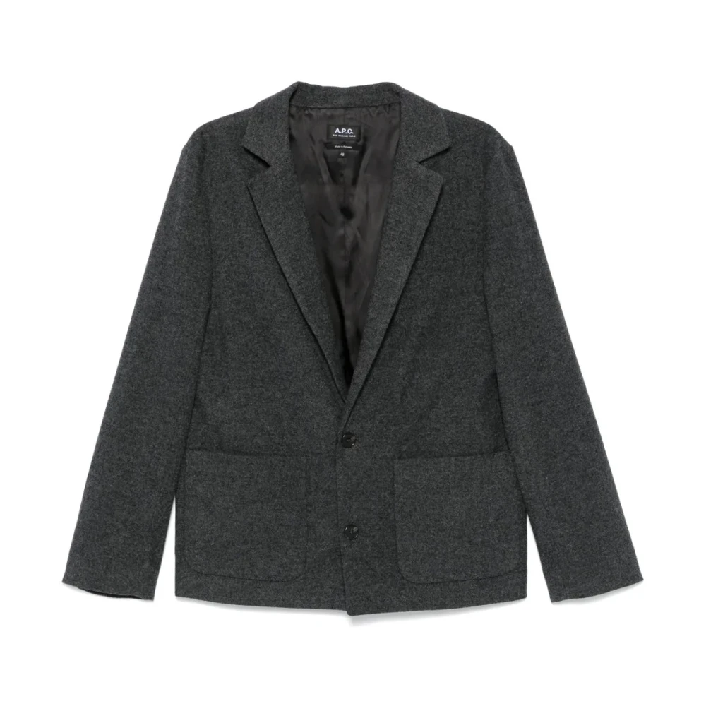 A.p.c. - Jackets > Blazers - Gray - A.p.c. - Modalova