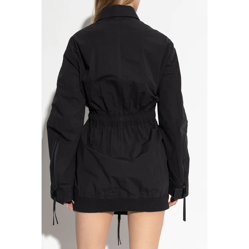 Dsquared2 Jas met logo Black Dames