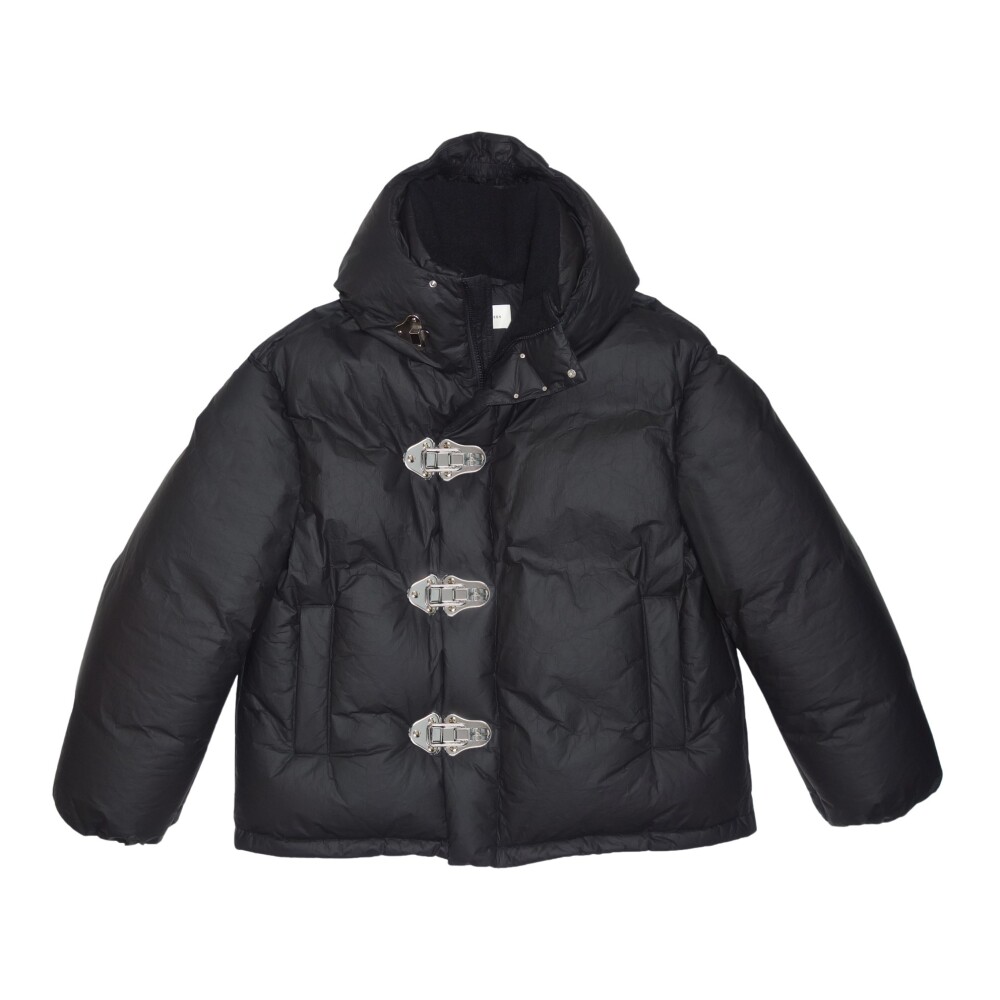 CRAIG GREEN◇HARNESS HOODED SHIRT/M/コットン/BLU/チェック/970894