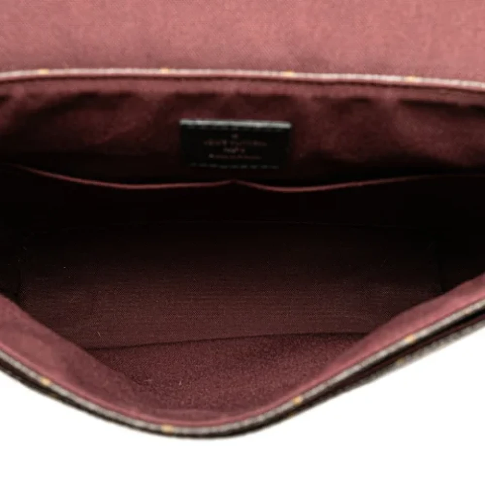 Louis Vuitton Vintage Pre-owned Canvas shoulder-bags Brown Dames