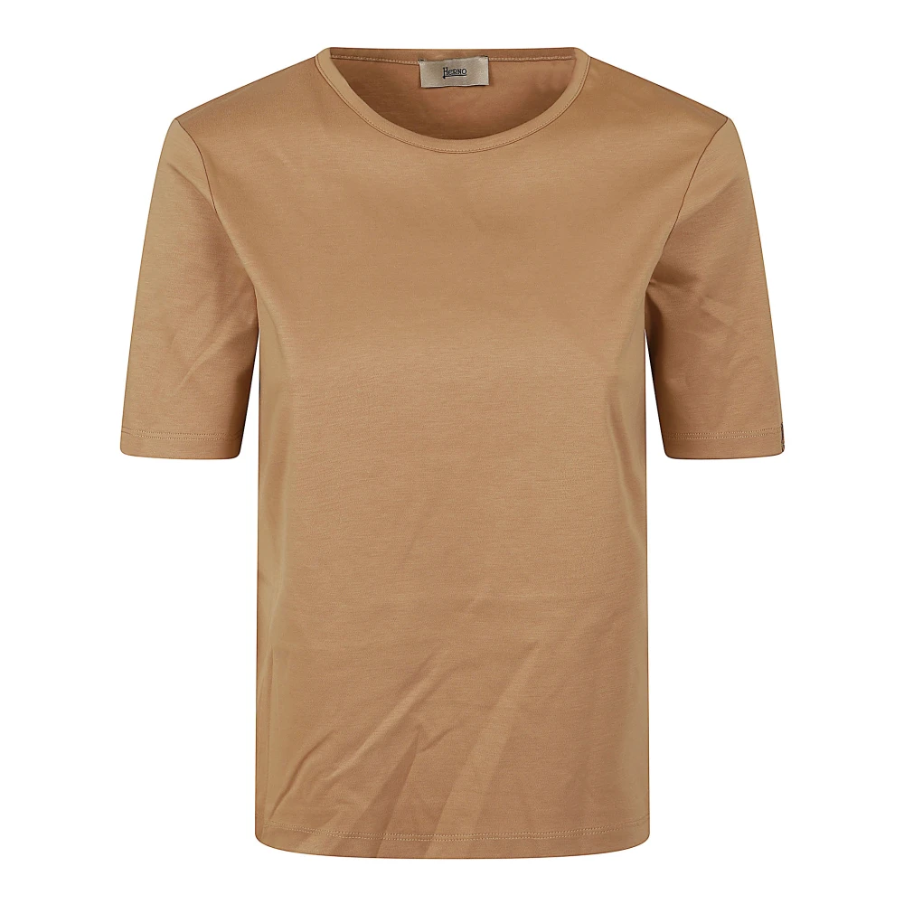 Herno Mujer Marrón Camisetas, Talla: S