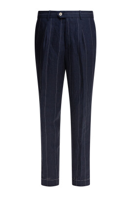 pantalon-en-lin-bleu-pour-homme