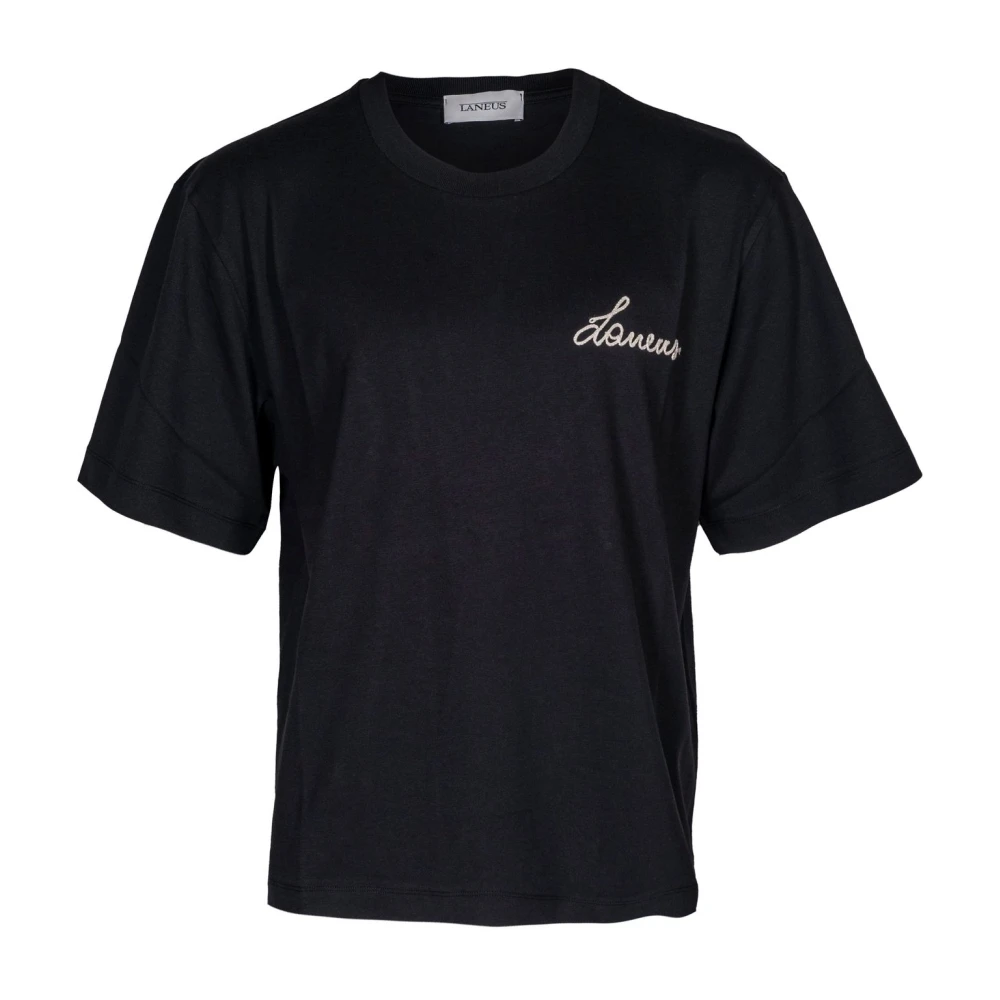 Laneus - Tops > T-Shirts - Black - Laneus - Modalova