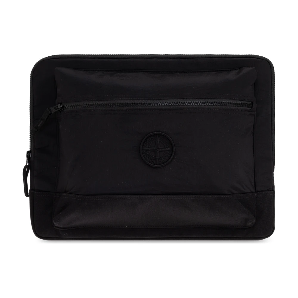 Stone Island Tas met logo Black Heren