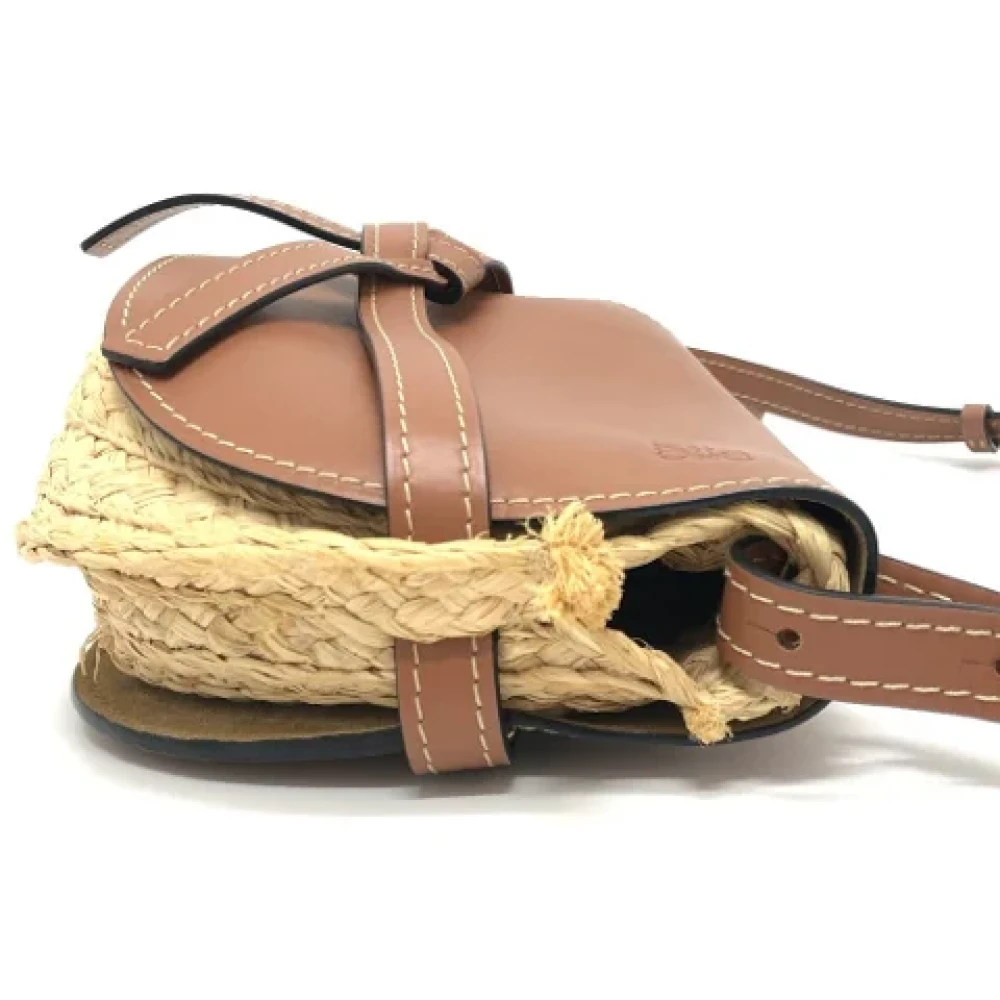 Loewe Pre-owned Canvas shoulder-bags Beige Dames