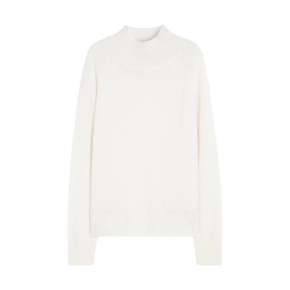Max Mara Weekend Kasjmier Coltrui met Raglanmouwen White Dames