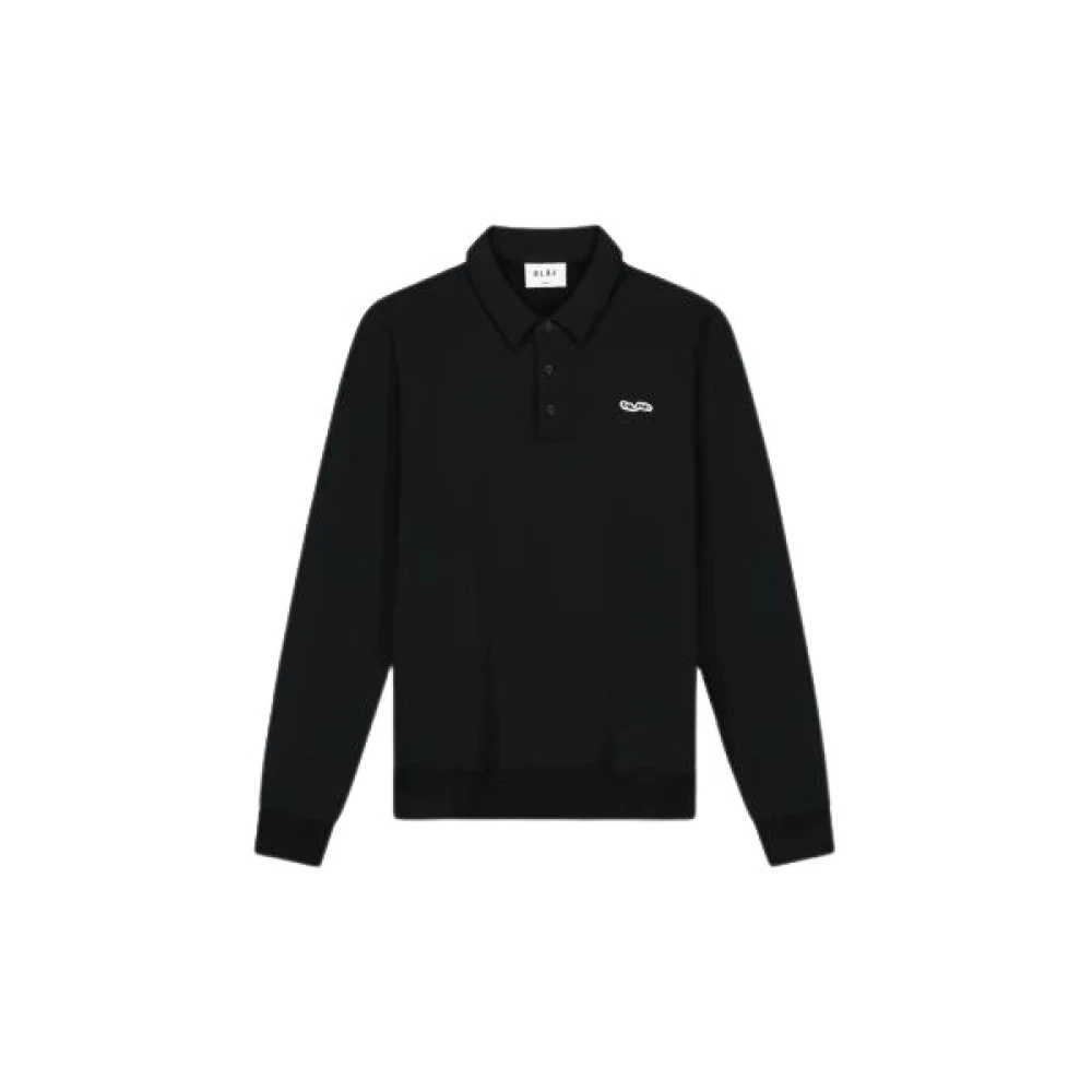 Olaf Hussein Oversized Polo Svart Black, Herr