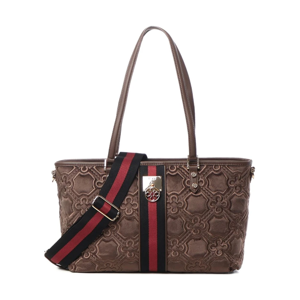 V73 Women's Brown Shopping Bags, One Size, Stylish Bags Collection