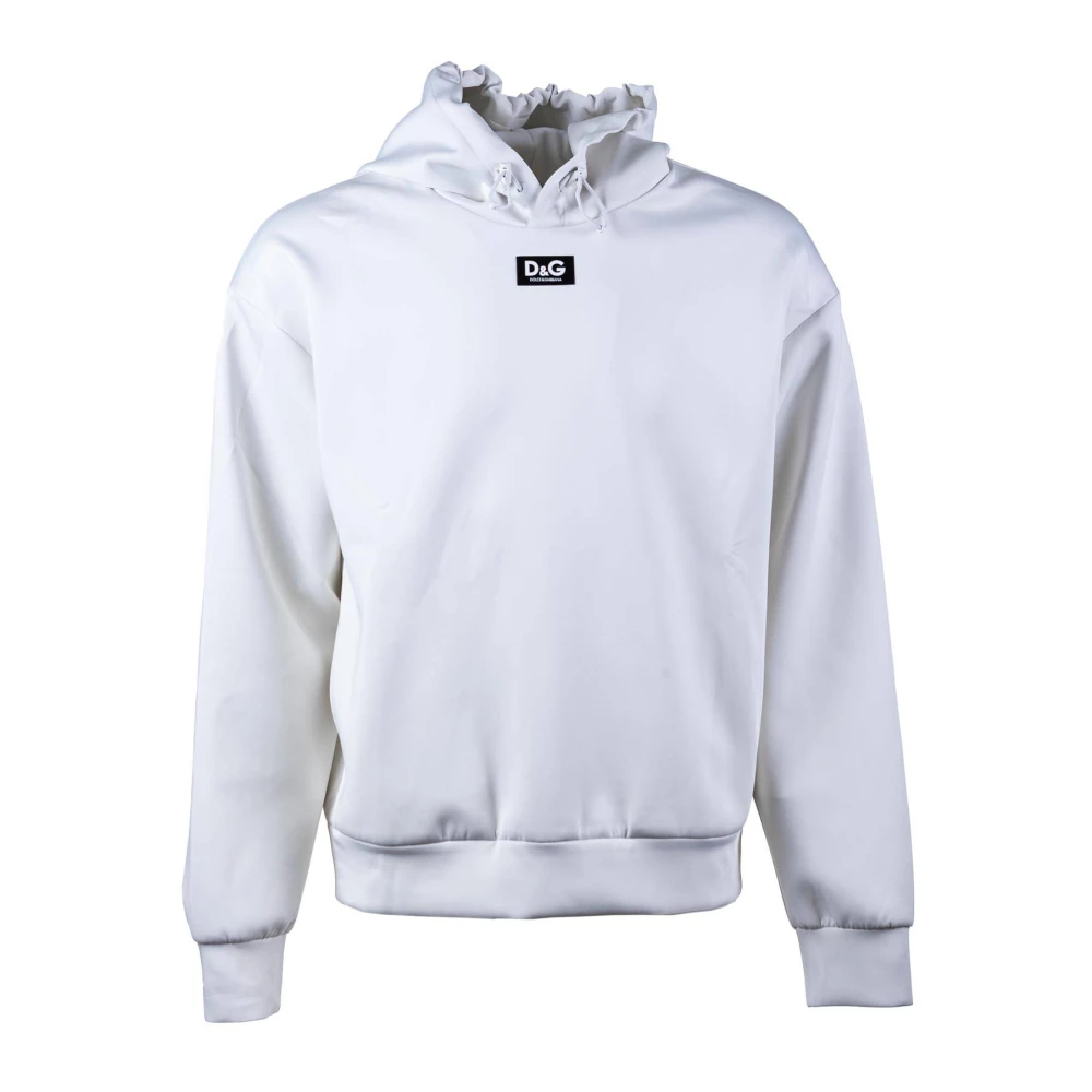 Dolce & Gabbana Herr Hoodie White, Herr