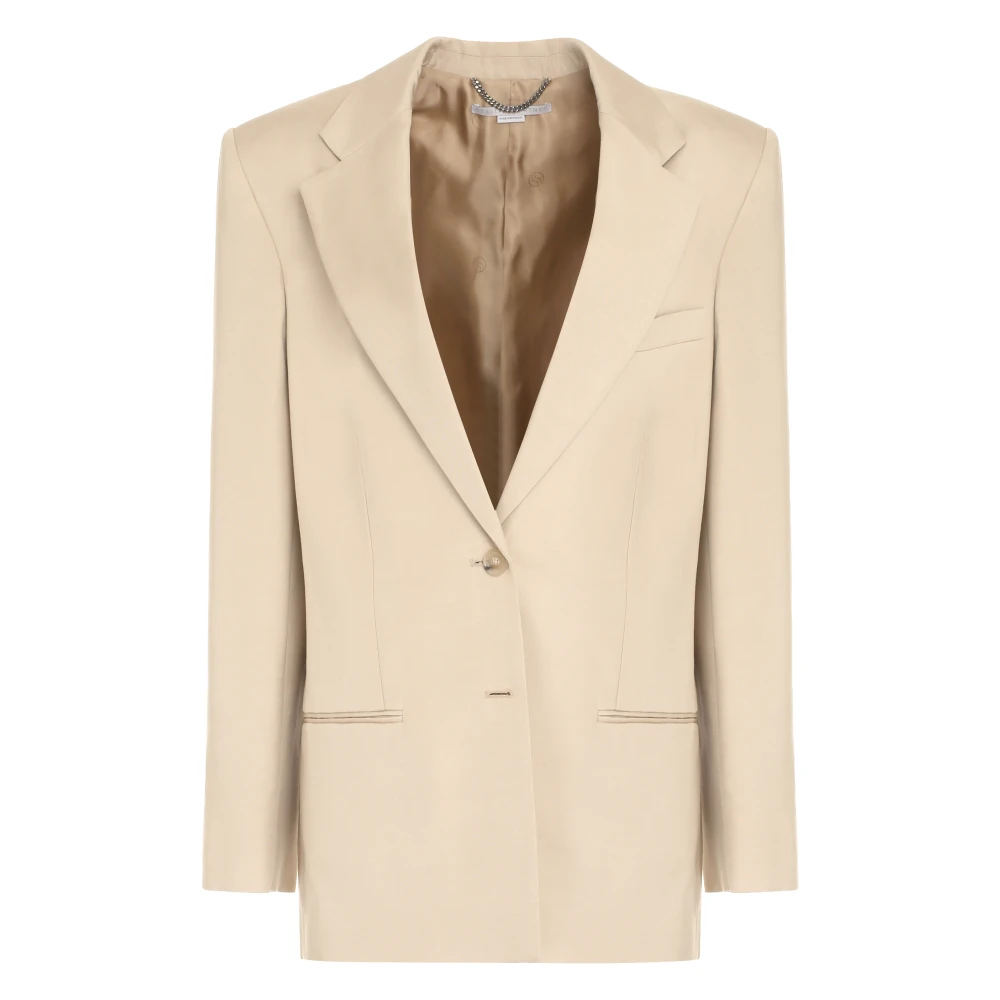 Stella Mccartney Klassieke Reversjas Beige Dames