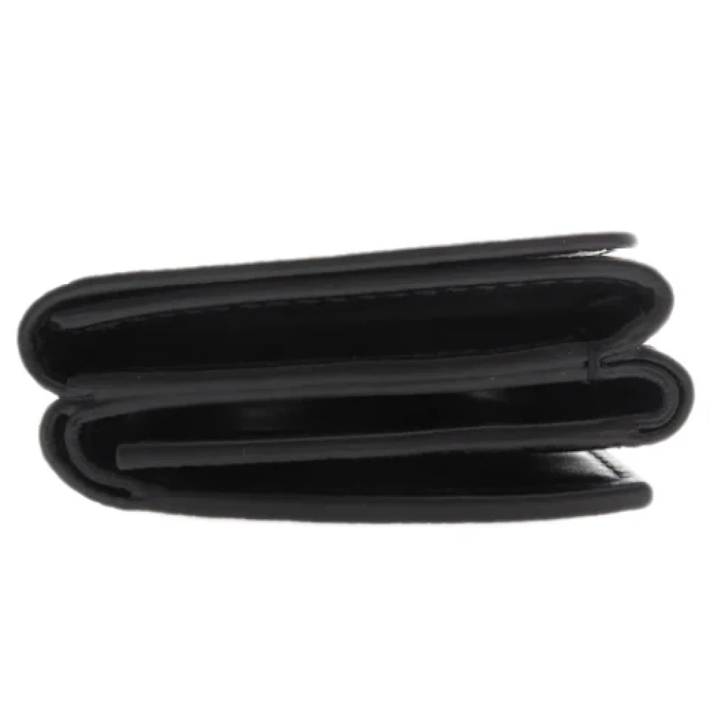 Burberry Vintage Pre-owned Leather wallets Black Dames