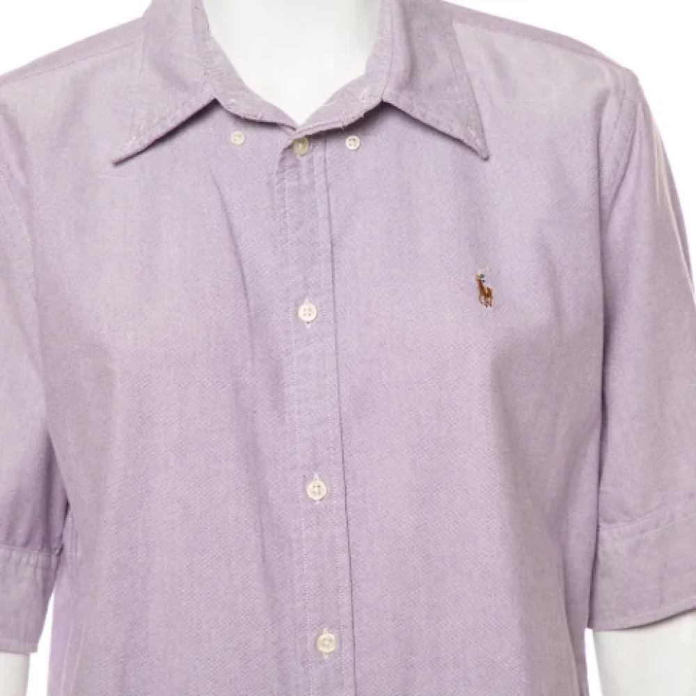 Ralph Lauren Pre-owned Cotton tops Purple Dames
