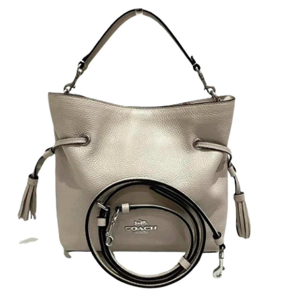 Coach Pre-owned Fabric handbags Beige Dames