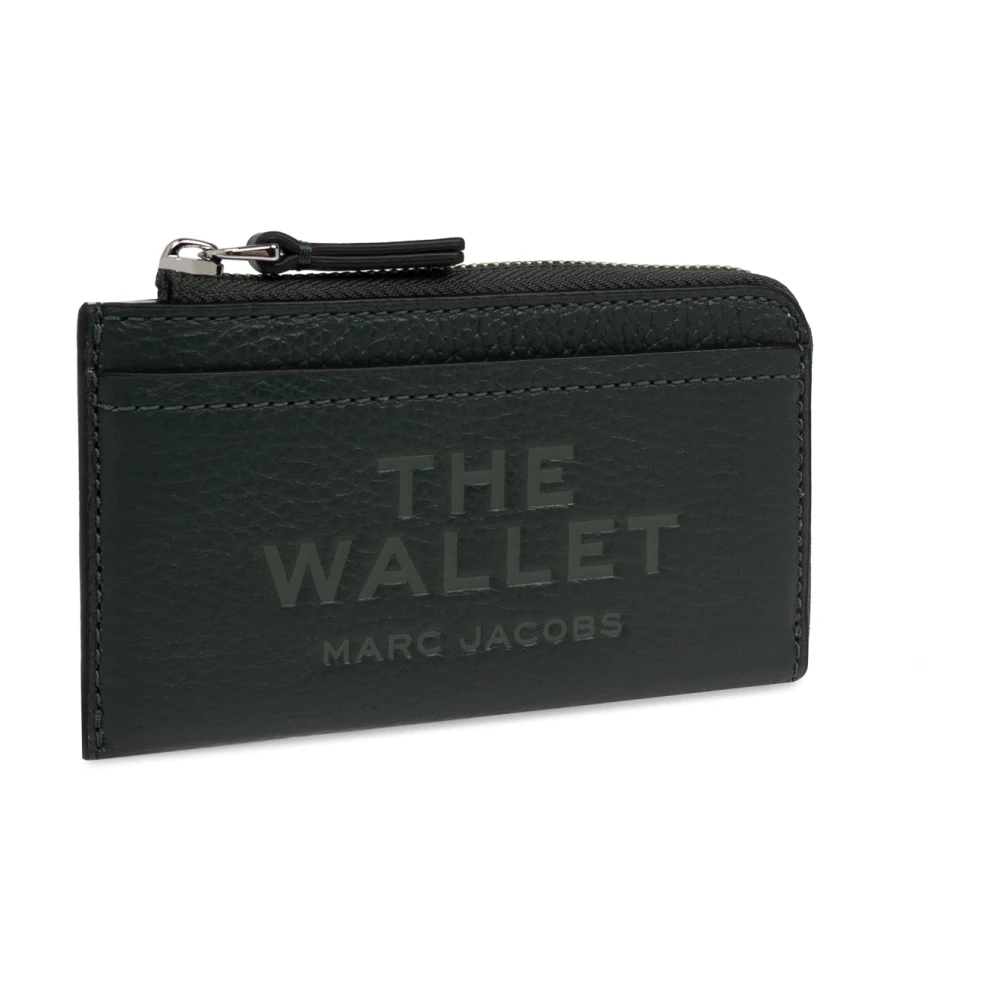 Marc Jacobs Leren Portemonnee Green Dames