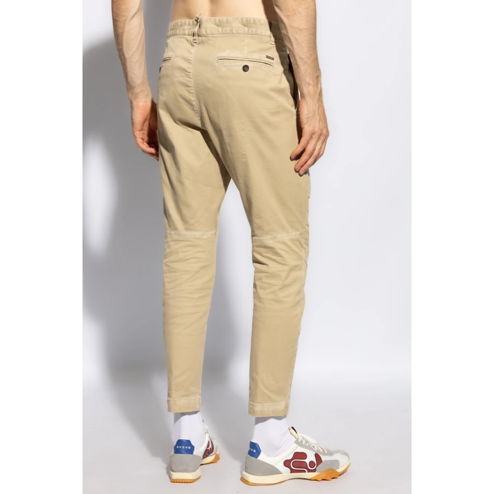 Dsquared2 Chino Broek Beige Heren