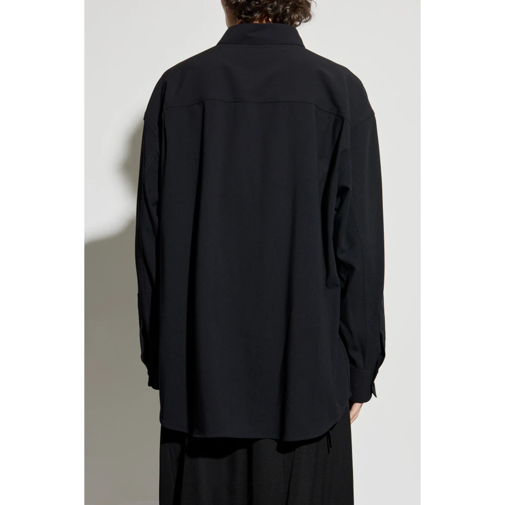 Giorgio Armani Overhemd met zak Black Heren