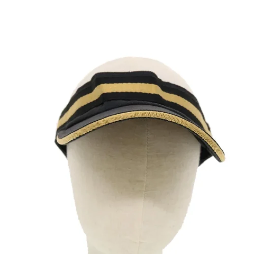 Gucci Vintage Pre-owned Fabric hats Black Dames