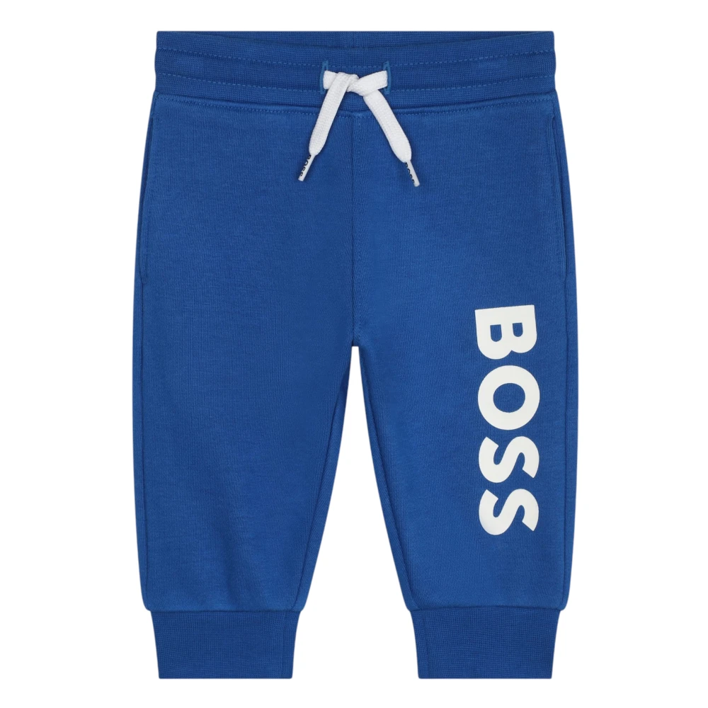 Hugo Boys Blue Sweatpants, 6 M, Pantalone Jogging