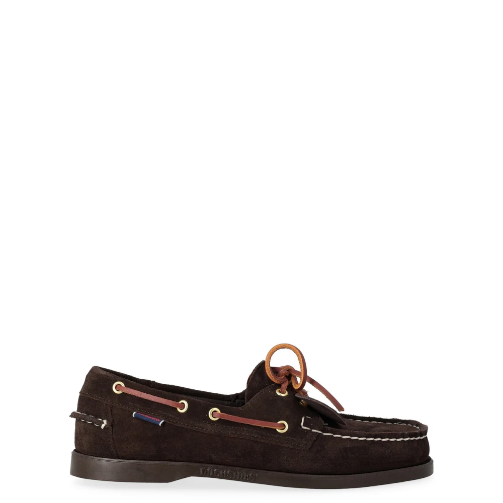 Sebago Brown Portland Artisan Moccasin - Male - Boat Shoes - 11 Uk - Shoes