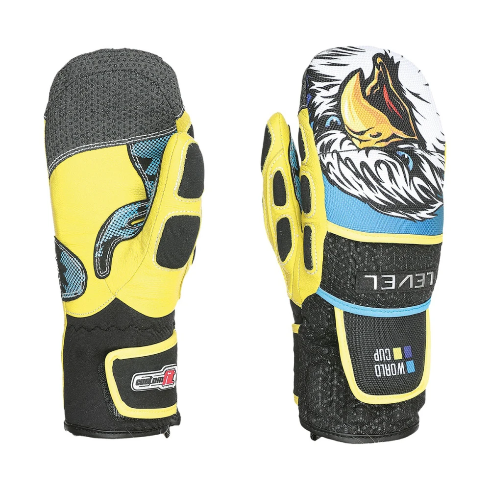 Level WorldCup HR Geel Blauw Wanten Multicolor Unisex