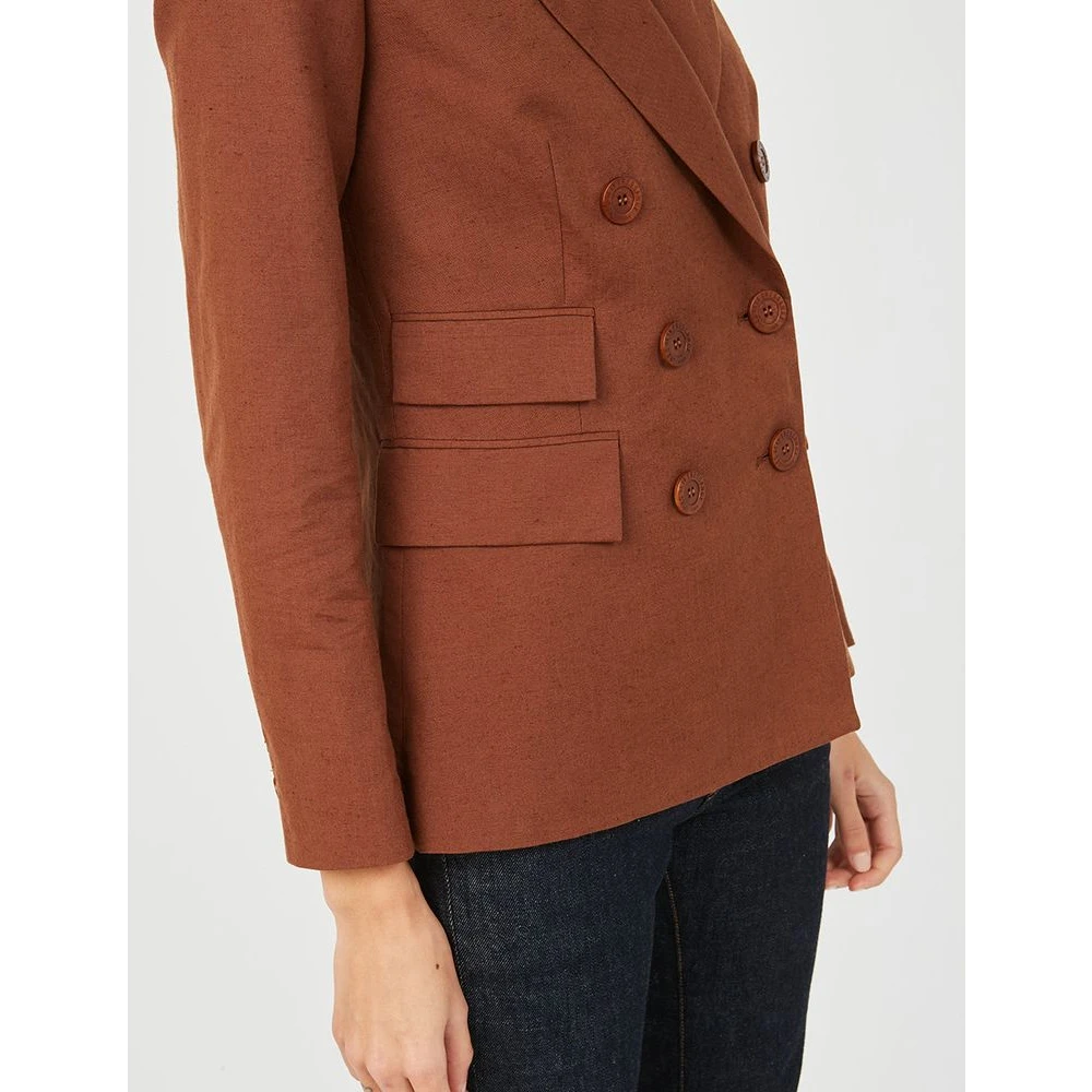 Ines De La Fressange Paris Maurice bruine jas Brown Dames