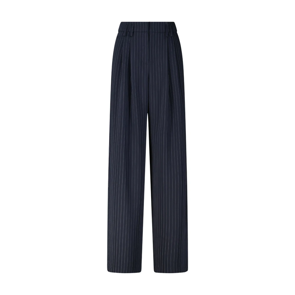 Raffaello Rossi Blue Wide Trousers - Female - Wide Trousers - Xl - Trousers