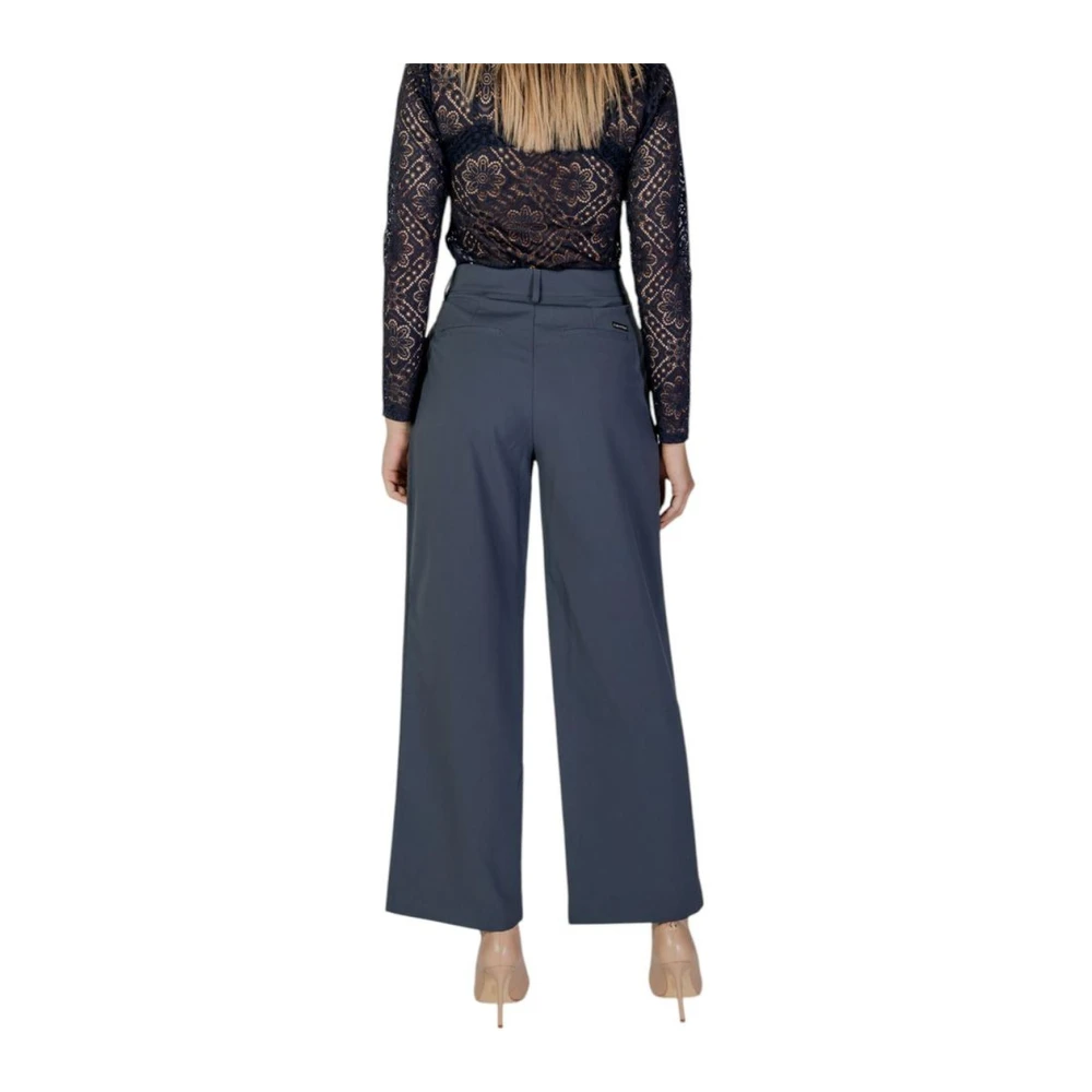 Calvin Klein Jeans Grijze polyester blend Palace broek Gray Dames