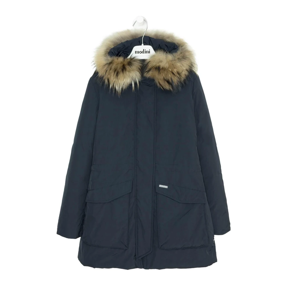 Winterjas, Militaire Parka Met Bont Capuchon En Voorzakken | Woolrich ...