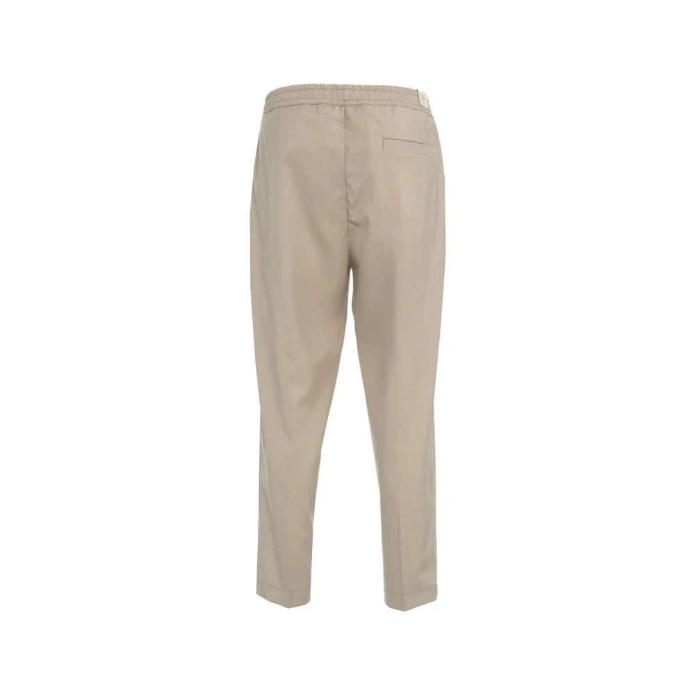 Briglia Beige Wol Savoys Broek Beige Heren