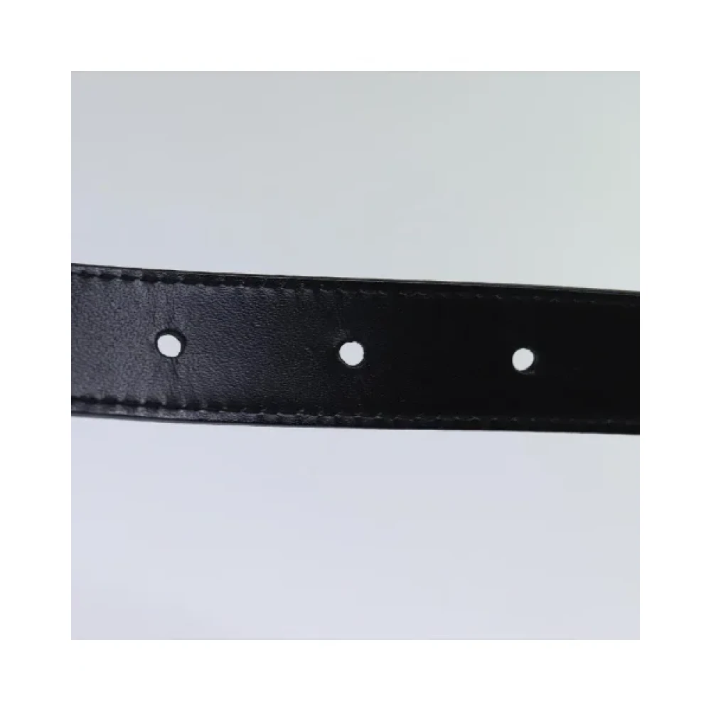 Gucci Vintage Pre-owned Leather belts Black Dames