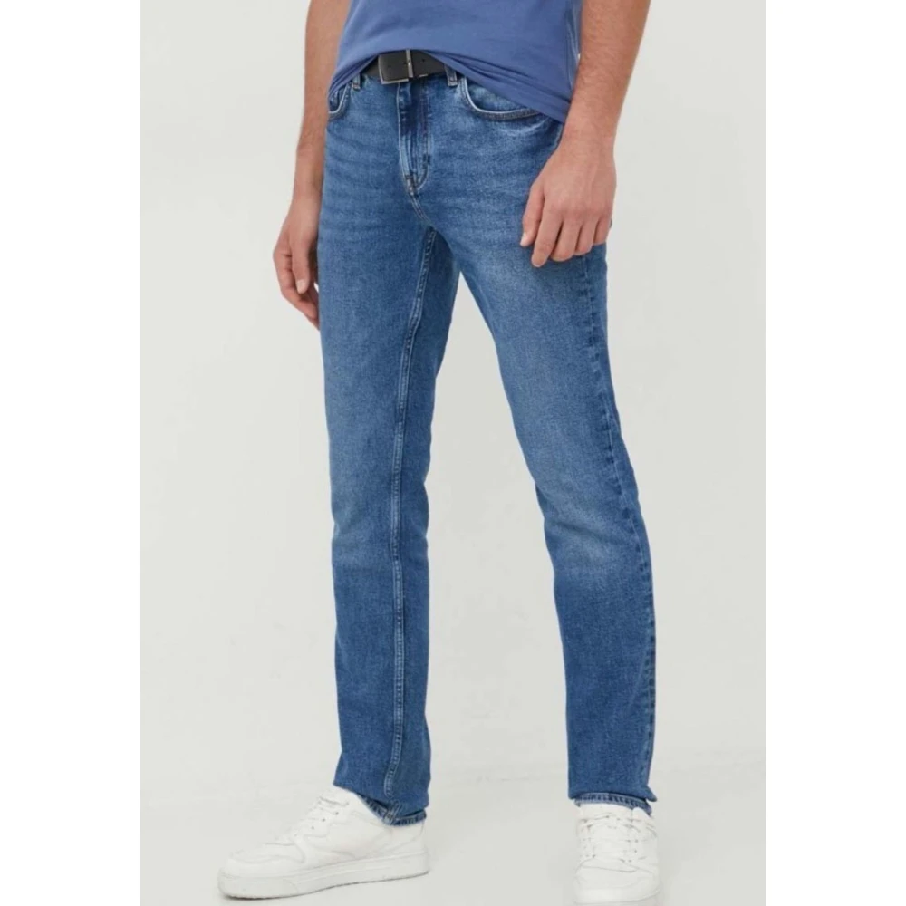 Tommy Hilfiger Rechte Denim Jeans voor Mannen Blue Heren
