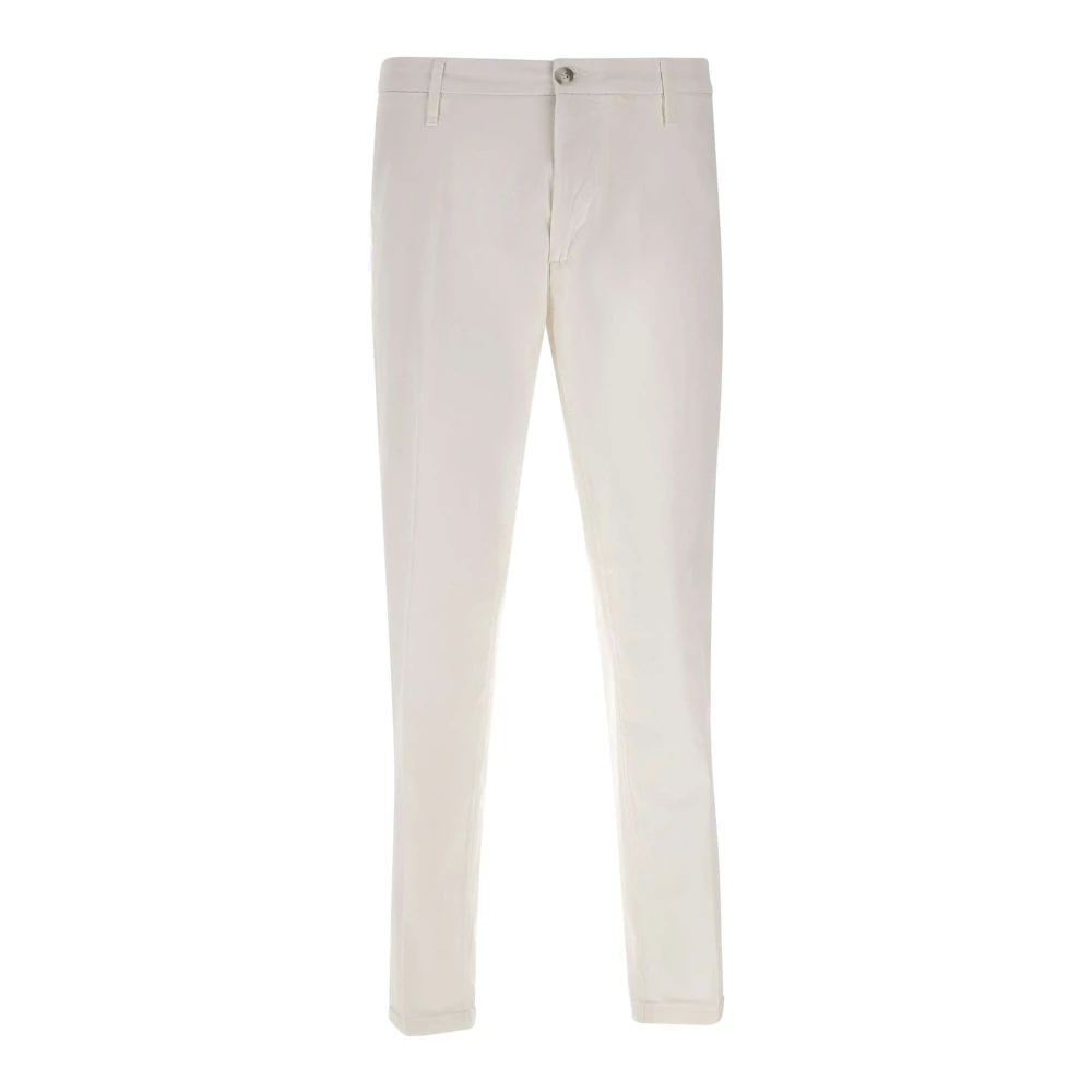 Re-Hash Men's White Chinos, W32, Mucha Chinos