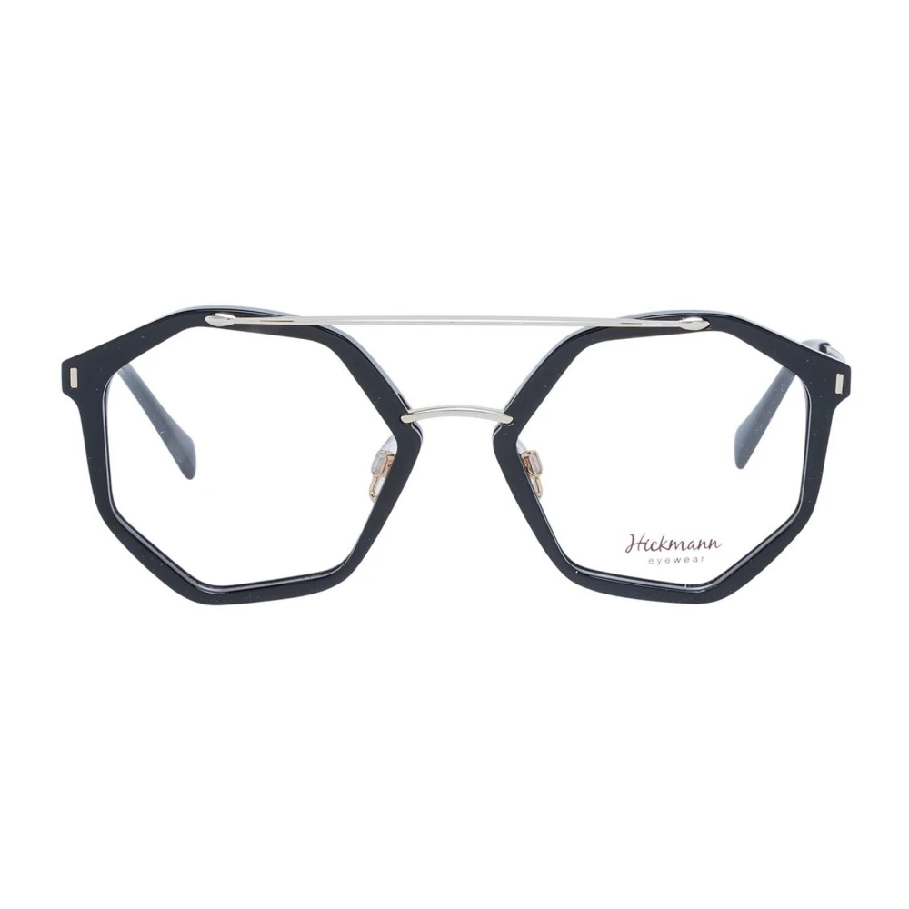 Ana Hickmann Zwarte Aviator Optische Frames met Demo Lenzen Black Dames