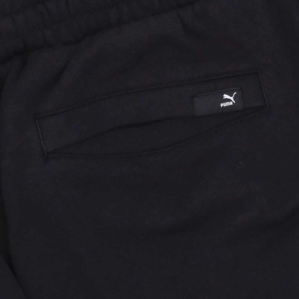 Puma Zwarte Downtown Sweatpants Elastische Taille Black Heren