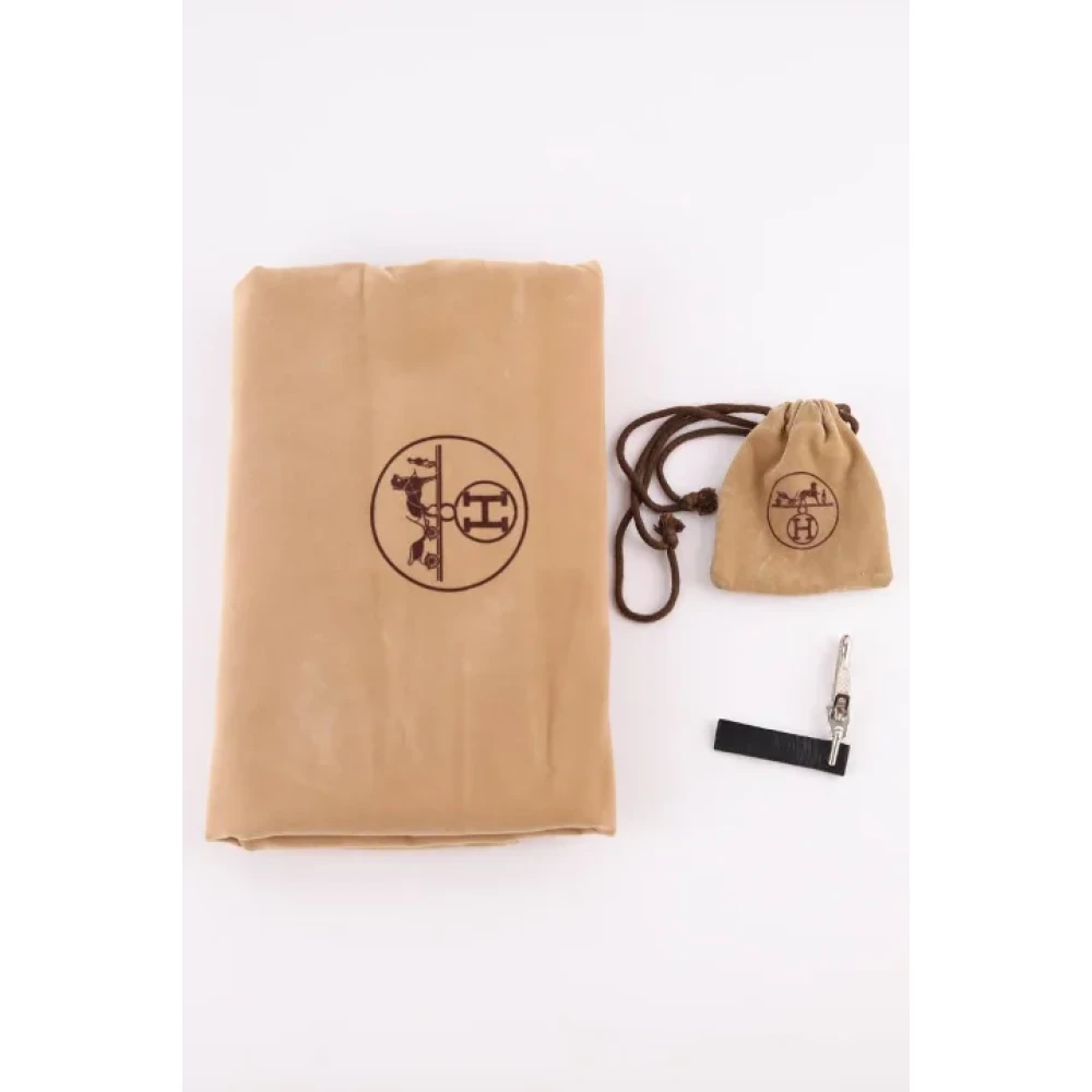 Hermès Vintage Pre-owned Fabric handbags Black Dames