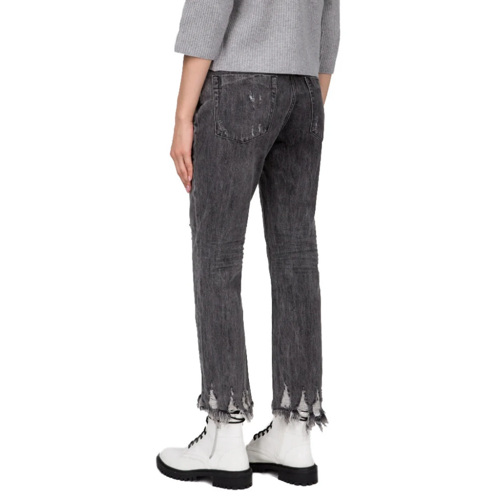 One Teaspoon Kleding Jeans Gray Dames