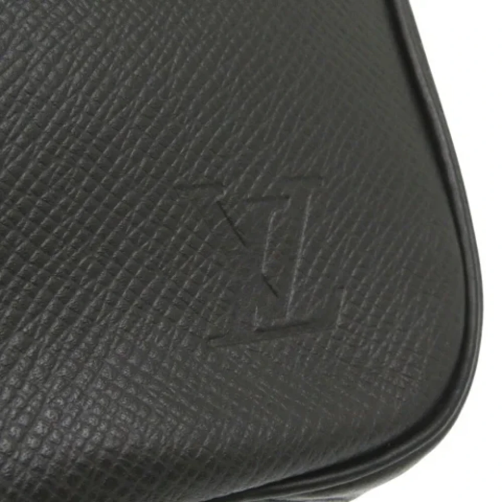 Louis Vuitton Vintage Pre-owned Leather clutches Black Dames