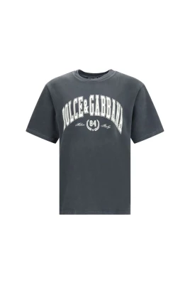 Front Print Bomull T-shirt Modern Stil