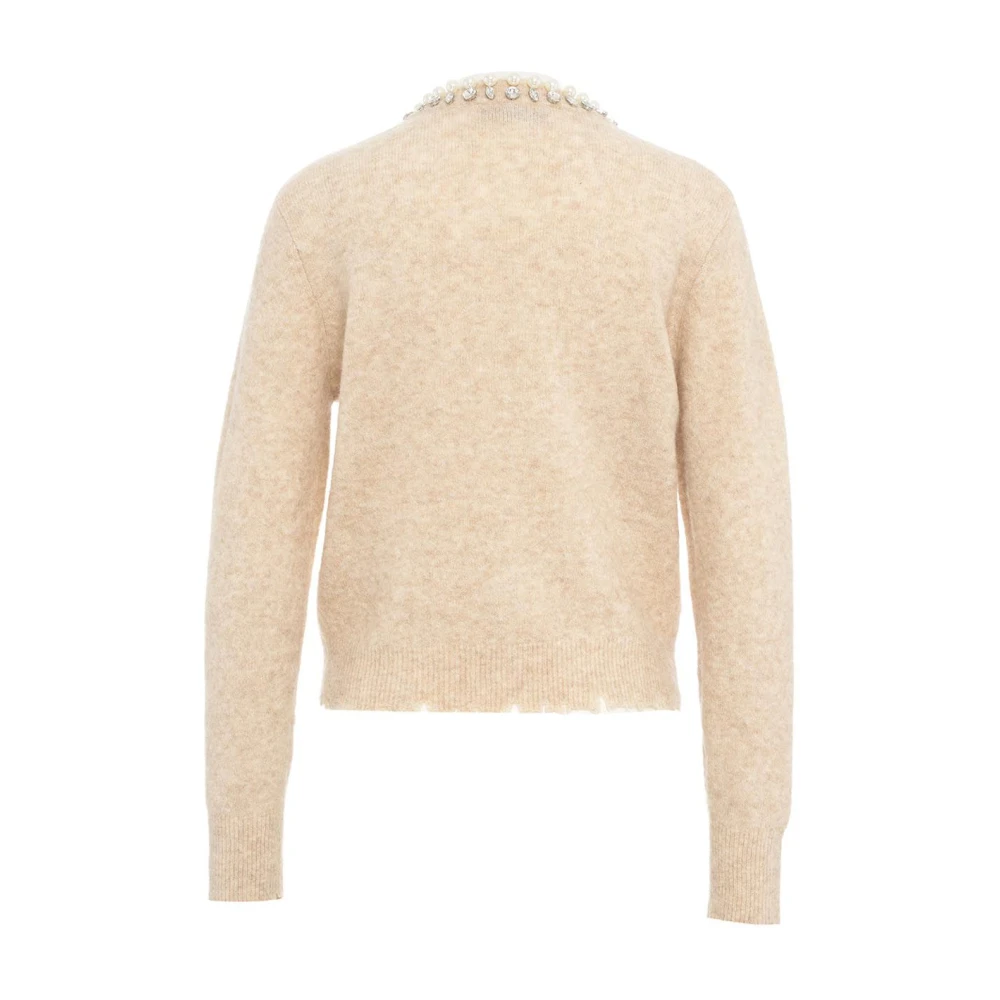 Kaos Beige Gebreide Kleding Aw24 Handwas Beige Dames