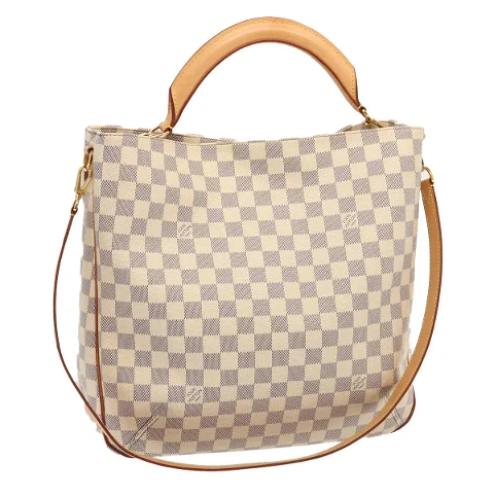 Louis Vuitton Vintage Pre-owned Canvas louis-vuitton-bags Beige Dames