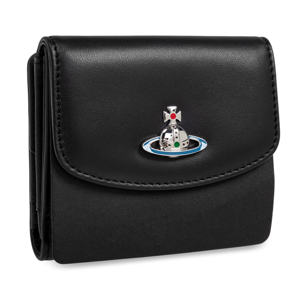 Vivienne Westwood Leren portemonnee Black Dames