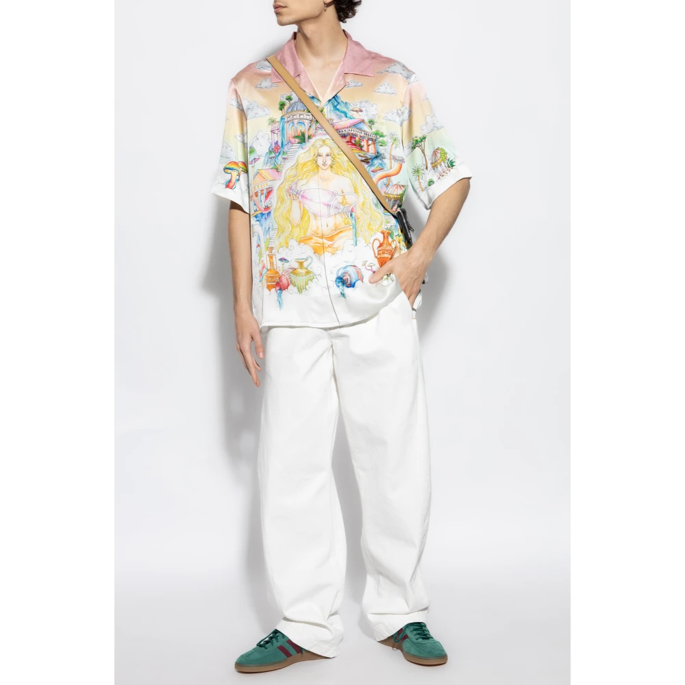 Casablanca Zijden overhemd Multicolor Heren